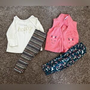 Girls matching set bundle- 12 months